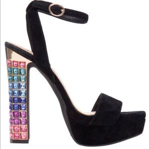 Jessica Simpson Banda Embellished Platform Sandal SZ 10.5 New with Imperfections